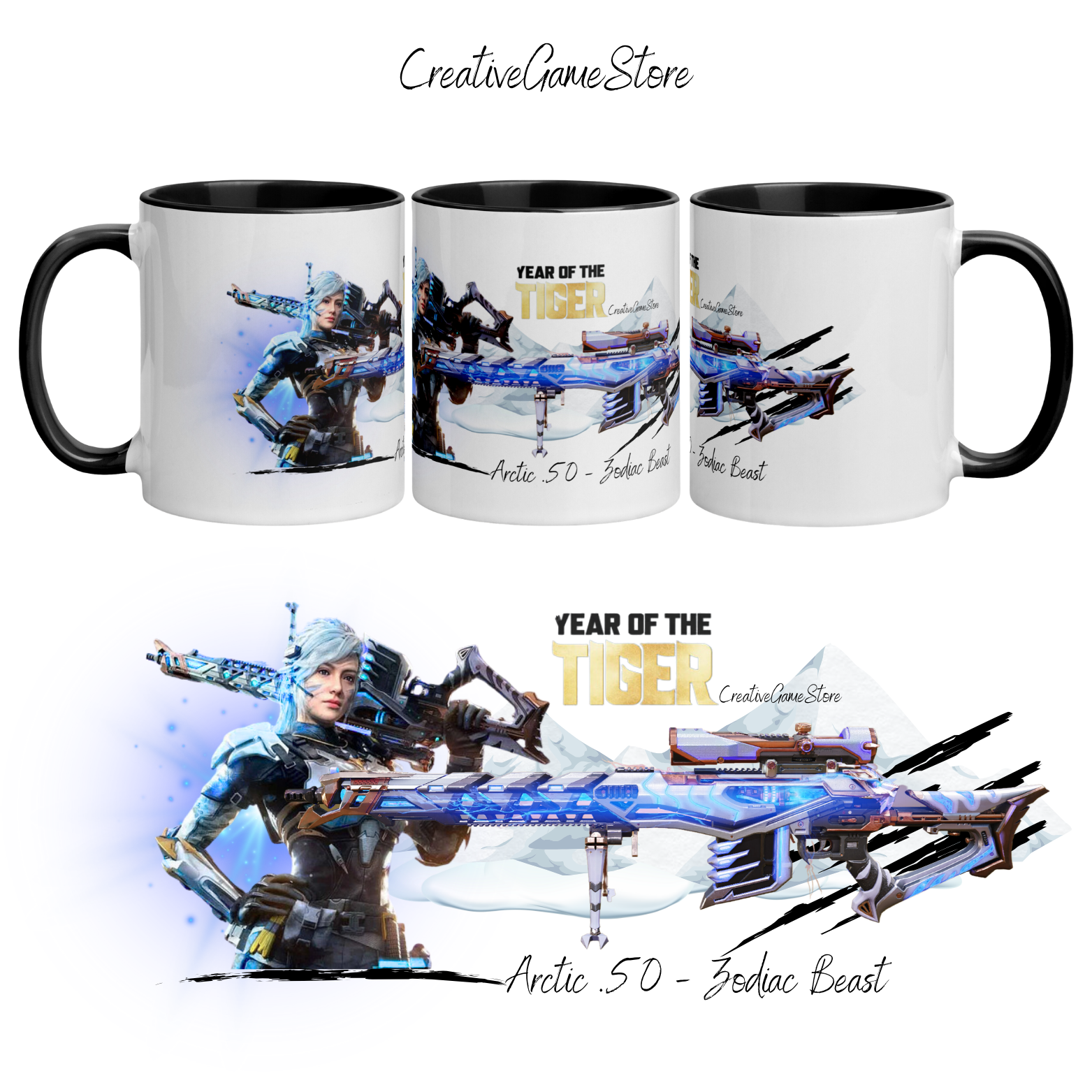 Mug CODM - Arctic .50 - Zodiac Beast