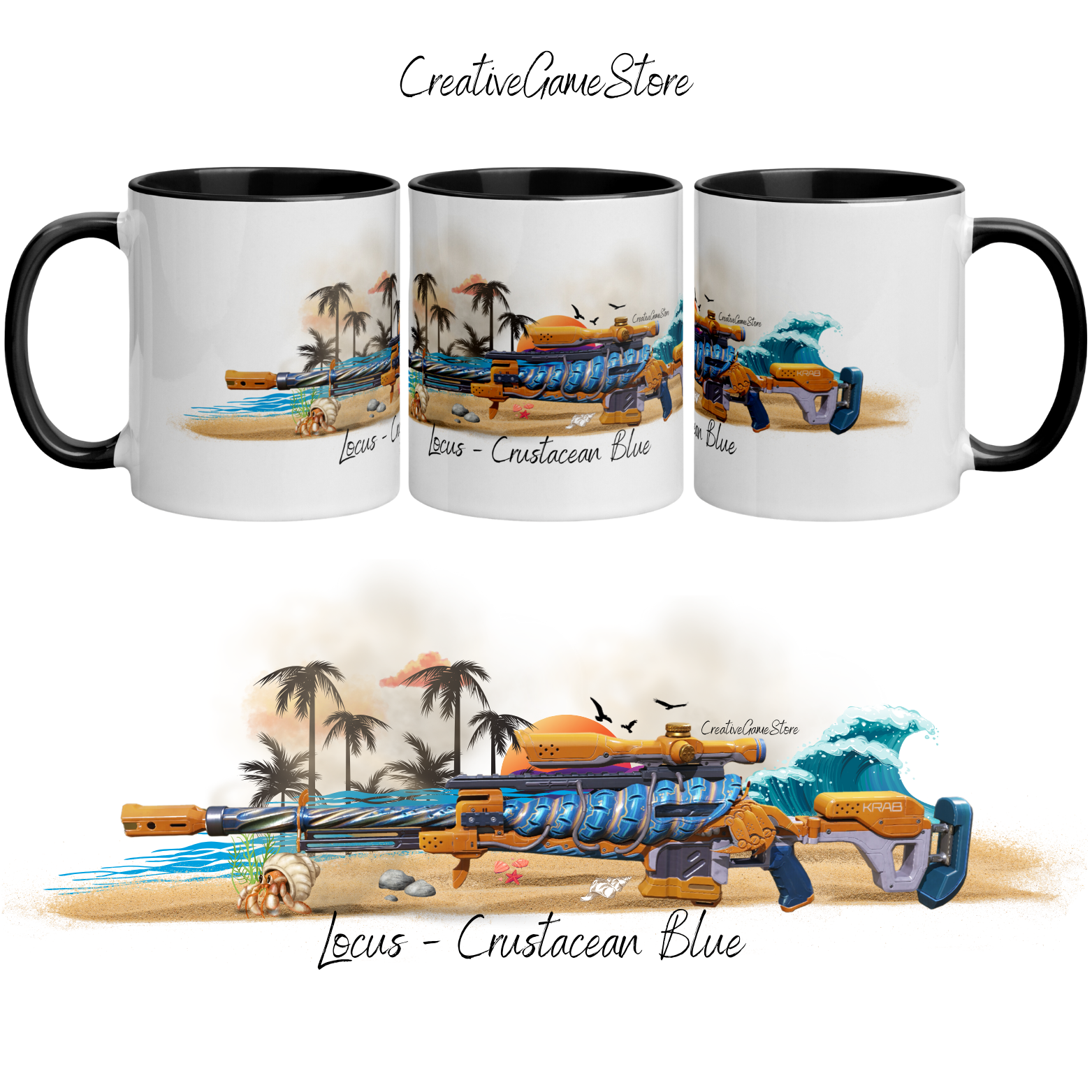 Mug CODM - Locus - Crustacean Blue